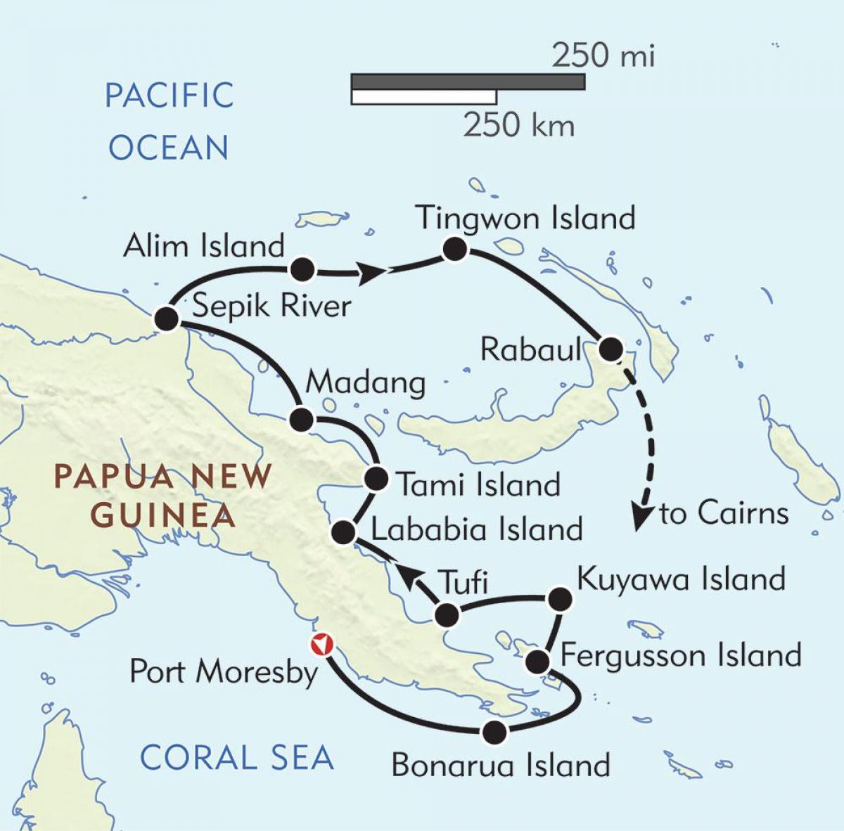 地图拉包尔巴布亚新几内亚