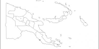 地图上，巴布亚新几内亚地图概要